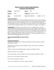 Job Description - Riley County Police Department