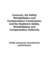 Comcare, the Safety, Rehabilitation and Compensation Commission