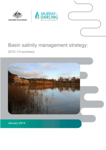 Basin salinity management strategy: 2012