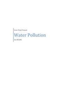 Water Pollution - Environment & Energy