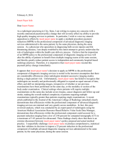 ACR Template Letter to Payers - American College of Radiology