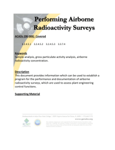 Airborne Radioactivity Surveys