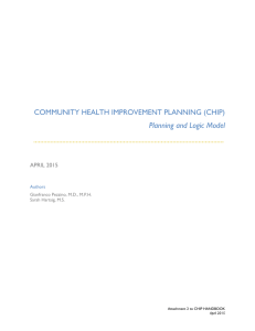 CHIP Handbook Planning and Logic Model Supplement