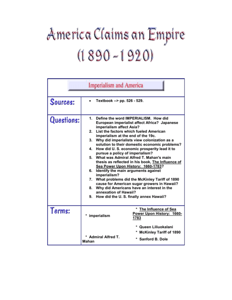 imperialism-study-guide