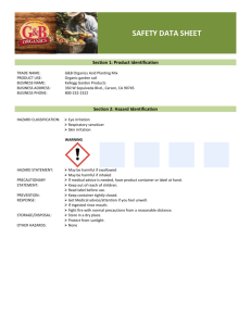 Safety Data Sheet - Kellogg Garden Products