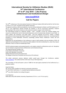 the call for papers