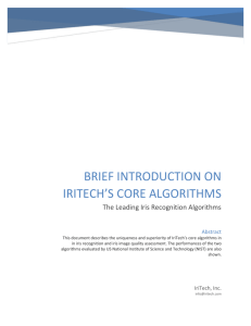 IriTech`s Core Algorithms