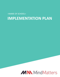 Implementation plan