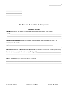 Literary Analysis Essay Template (with Examples)