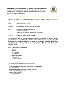 Feb Conference - Mbarara University of Science and Technology