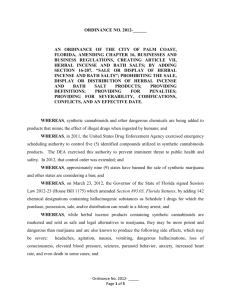 ORDINANCE NO. 2012-______ AN ORDINANCE OF THE CITY OF