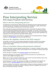 Free Interpreting Service NGO category Frequently Asked Questions