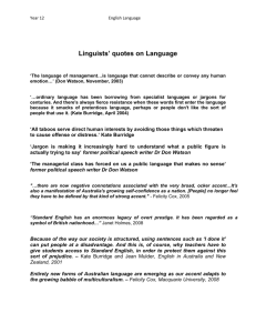 Linguists` quotes on Language