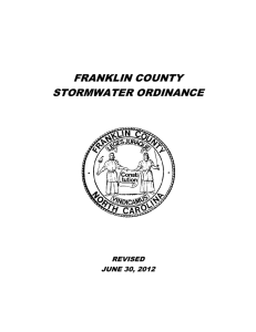 stormwater ordinance