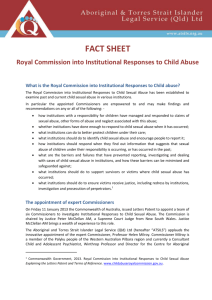 Royal Commission into Institutional Responses to Child Abuse