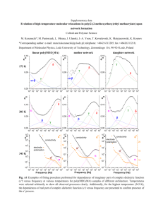 Supplementary data Evolution of high