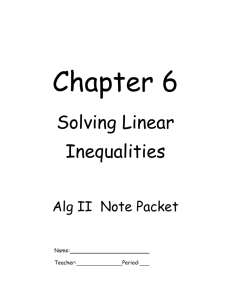 Alg 2 Note Packet