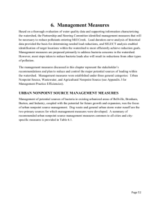 6. Management Measures - Mill Creek Watershed Partnership