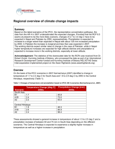 Regional overview of climate change impacts