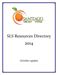 2014 sls resources directory