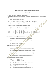 mathematics(honours)paper-iii-2005