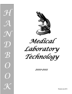 Medical Laboratory Technology (MLT) - Tri
