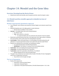 Overview: Drawing from the Deck of Genes