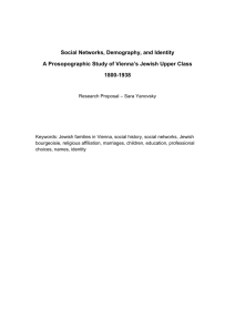 Social Networks, Demography, and Identity A Prosopographic Study