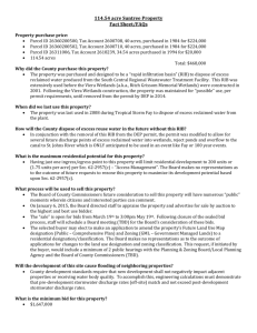 114.54 acre Suntree Property Fact Sheet/FAQs Property purchase