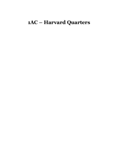 1AC – Harvard Quarters - openCaselist 2012-2013