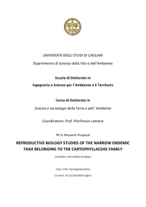 REPRODUCTIVE BIOLOGY STUDIES OF THE