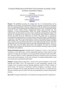 Abstract - Critical Perspectives on Accounting Conference 2014