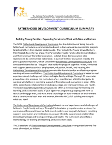 fatherhood development curriculum summary