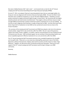 a letter from the Jumping Jack Co-Chair!