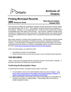 Word - Archives publiques de l`Ontario