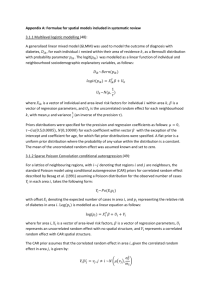 Appendix A: Formulae for spatial models included in systematic