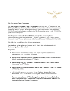 Everlasting Flame Programme of events