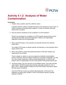 4.1.2 Water Analysis