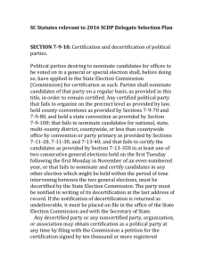 section 7-11-10. - South Carolina Democratic Party