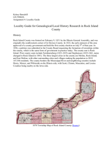 Locality Guide for Rock Island County