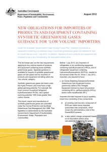 new obligations for importers of products and equipment containing