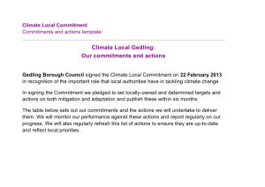 Climate Local Commitments