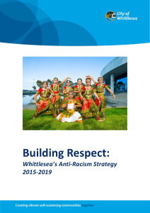 Anti-racism Strategy and Action Plan 2015-2019