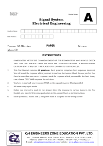 Signal System Electrical Engineering