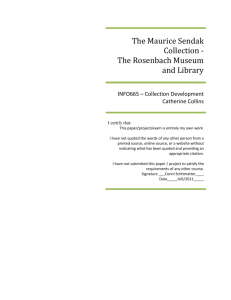 The Maurice Sendak Collection - The Rosenbach Museum and Library