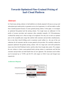 Towards Optimized Fine-Grained Pricing of