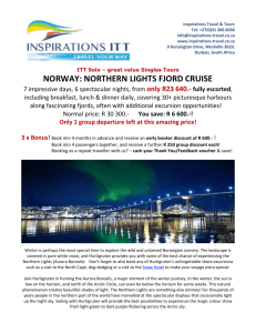 Northern Lights Fjord Cruise - Other Destination or Service Rate Lists