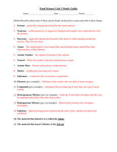 Food Science Unit 3 Study Guide