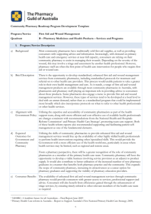 First Aid & Wound Management - Pharmacy Guild of Australia