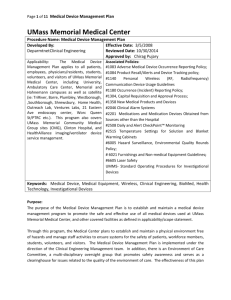 HRP-914 2014 Medical Device Management Plan